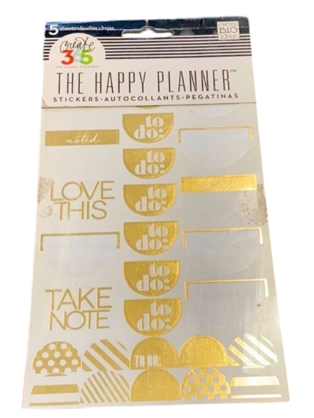 Me & my big ideas , the happy planner sticker sheets book used
